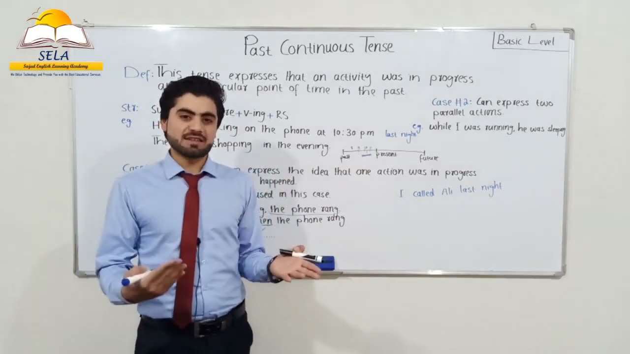 5  Past Continuous Tense with Pashto Explanation by Sajad Ahmad Khetab