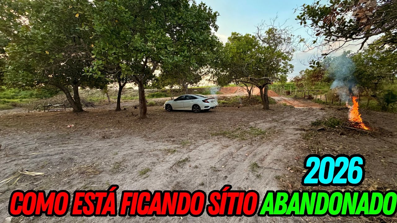 NEM PARECE UM SÍTIO ABANDONADO…Benção de DEUS