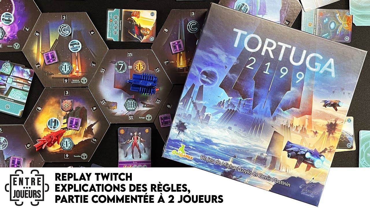 Tortuga 2199, règles et partie complète à 2 joueurs | Jeux de société | Deckbuilding | Entre Joueurs
