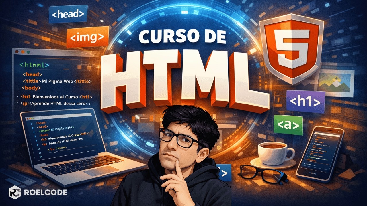 Curso completo de HTML para principiantes: Aprende a crear p&aacute;ginas web desde cero