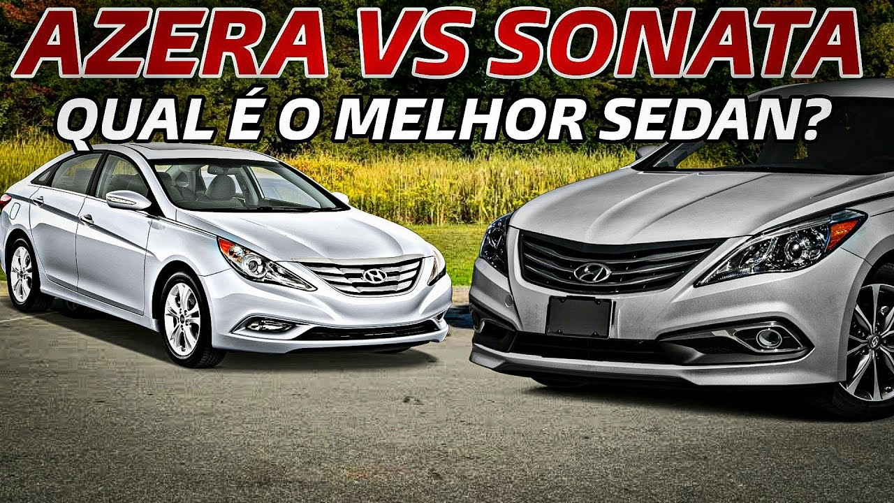 HYUNDAI SONATA vs AZERA: qual é o melhor sedan de luxo barato no mercado de usados?
