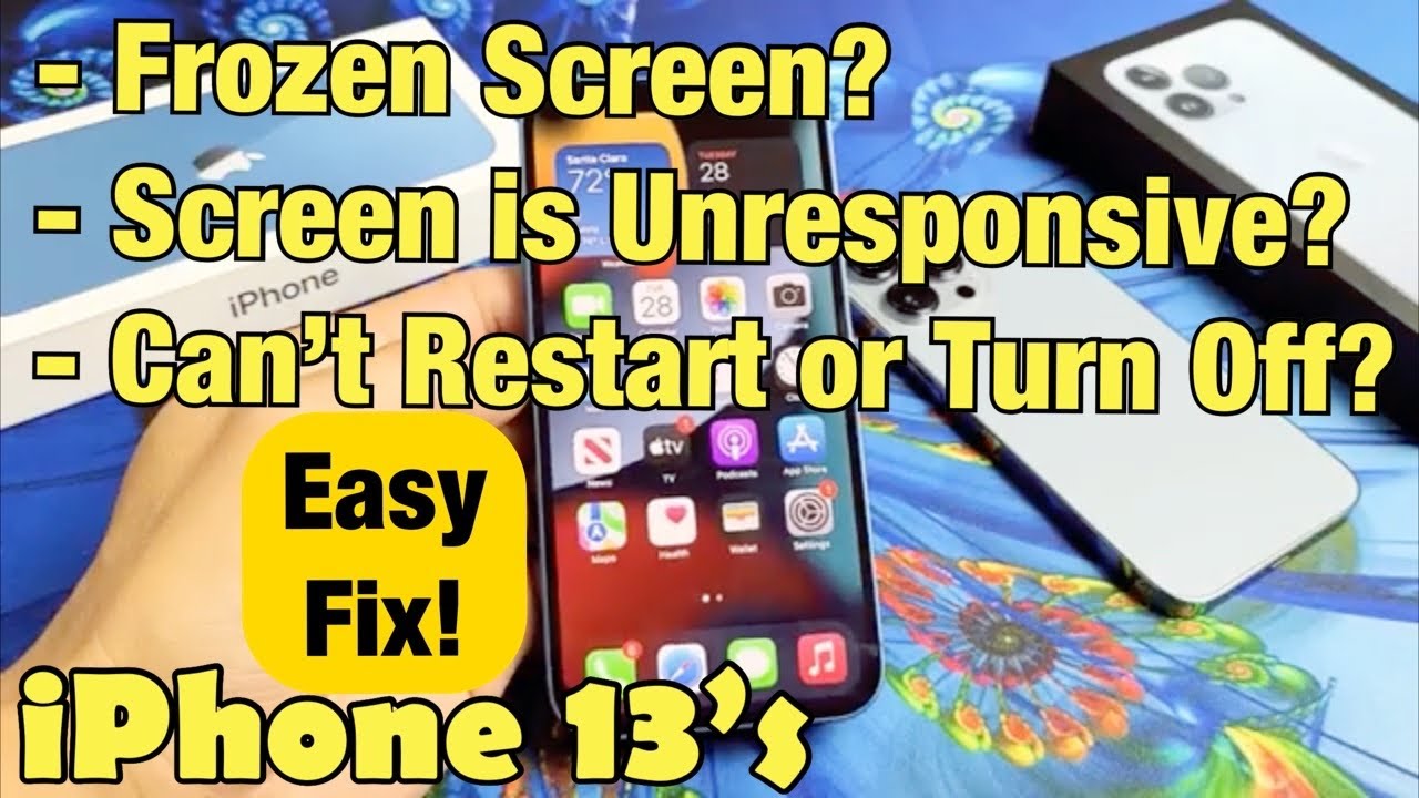 iPhone 13: الشاشة متجمدة، لا تستجيب، أو لا يمكن إعادة تشغيلها؟ حل سهل!