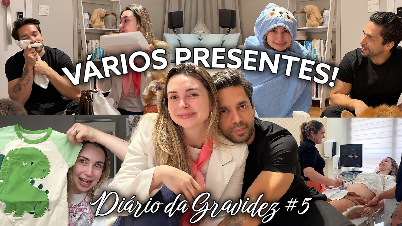 ENTREI NO 2º TRIMESTRE DE GRAVIDEZ - Sem enjoos? Vários presentes e mais | Diário da Gravidez - Ep.5