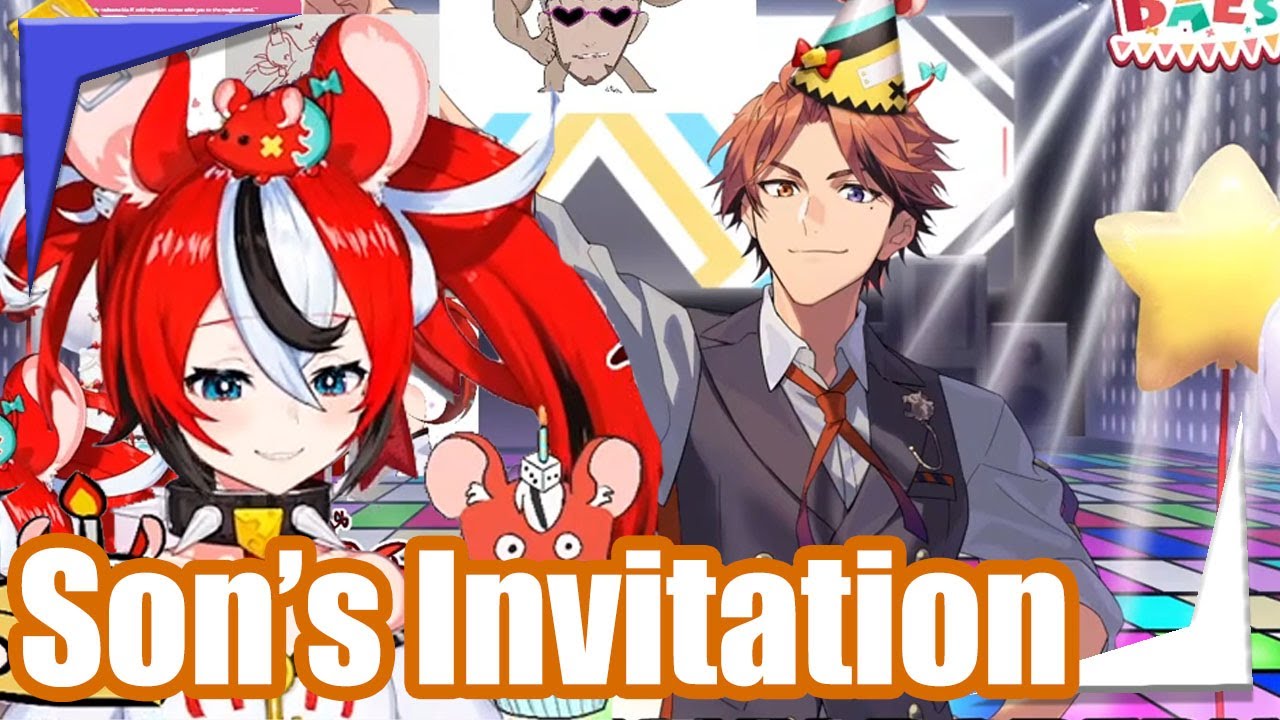 Roberu's visit to Bae's birthday and invites her to his bar 【Hololive Holostars EngSub】