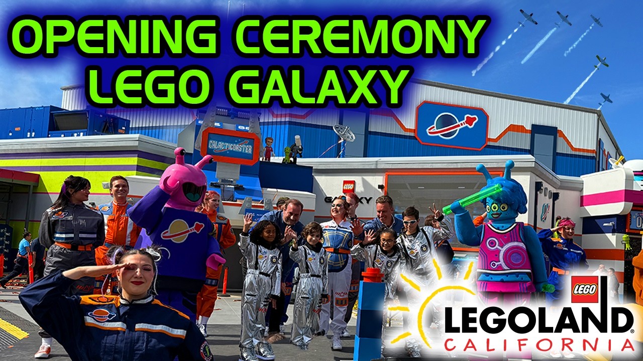 В LEGOLAND California открылась НОВАЯ галактика LEGO! 🚀 Торжественная церемония открытия + захват...