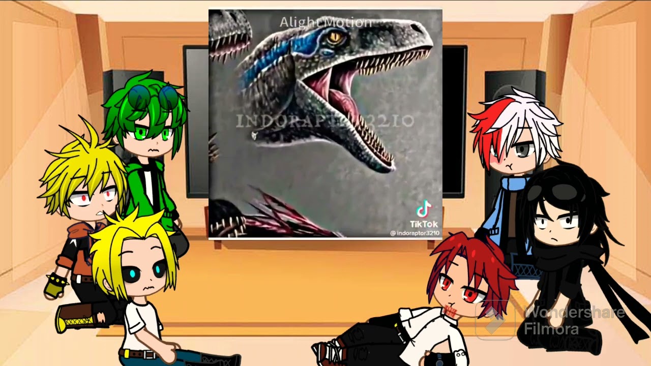 Bnha reacciona a jurasicc World