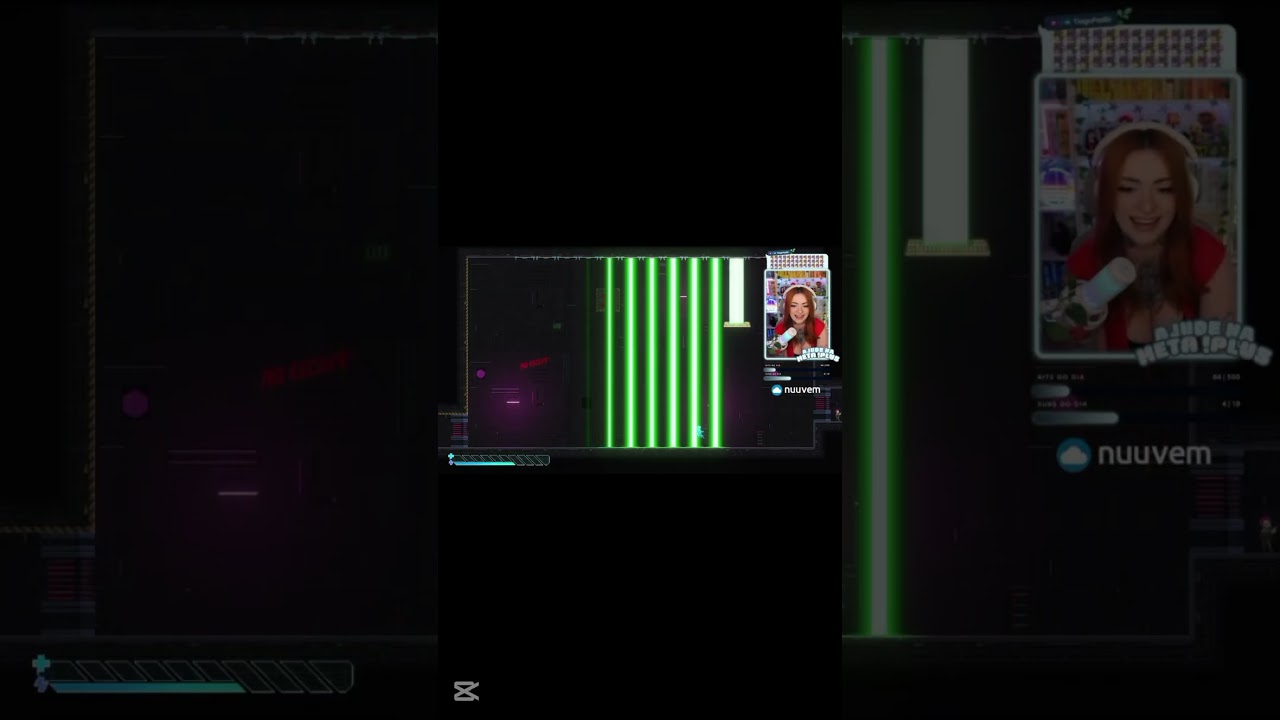 Deia Biss found herself almost trapped in laser beams while playing Veiled Edge #music #twitch