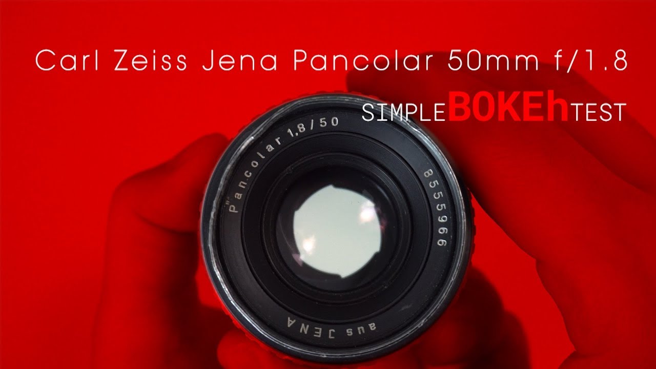 Carl Zeiss Jena Pancolar 50mm f /1.8 simple BOKEh test