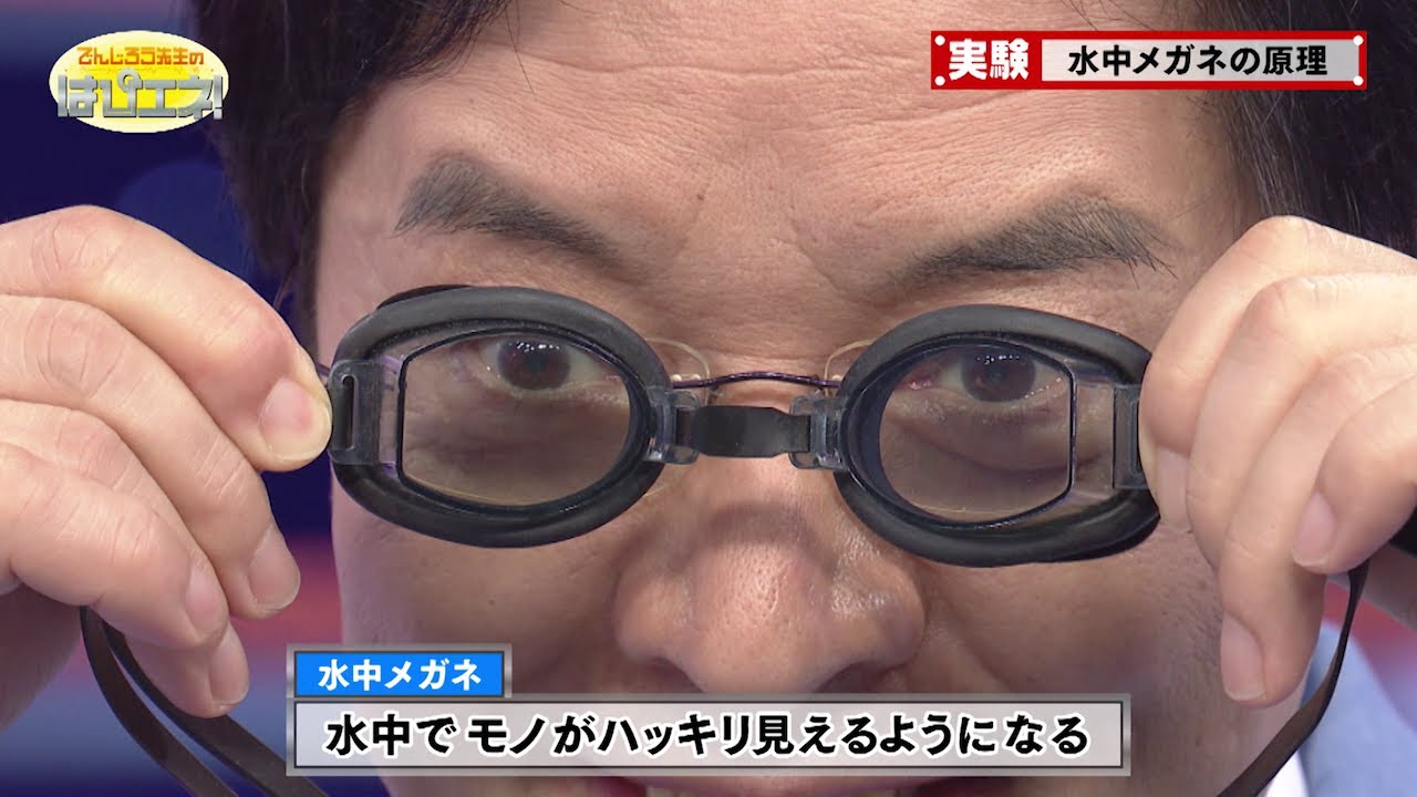 水中メガネの原理／The Principle Behind Swimming Goggles