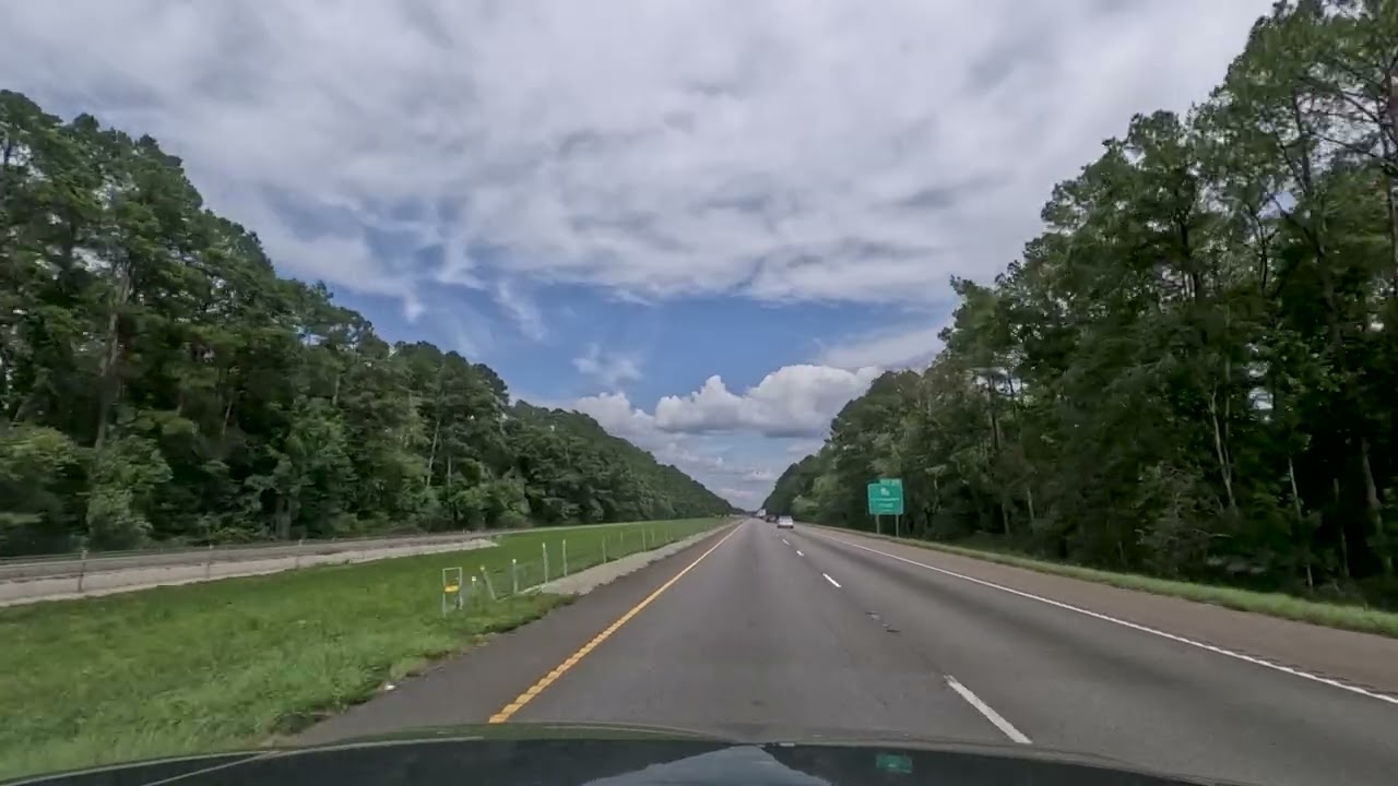 Road Trip - Baton Rouge, LA to Milton, FL | 4K Driving