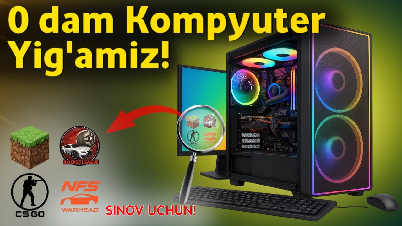 Kompyuter Yig'ish uchun nimalar kerak? Igravoy arzon kopmpyuter #kompyuter #kayzo #igravoy #computer