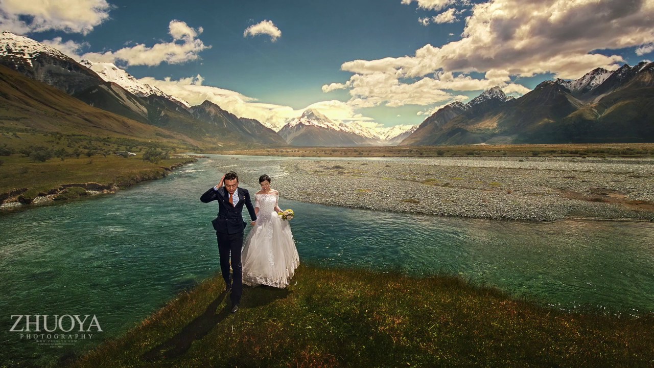 Amazing New Zealand Wedding Photos From ZHUOYA PHOTOGRAPHY