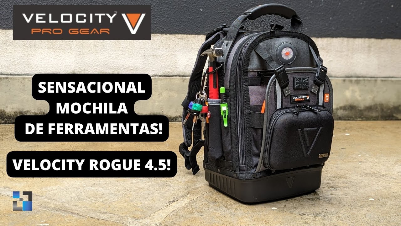 VELOCITY ROGUE 4.5 LITE! SENSACIONAL MOCHILA DE TRABALHO DA VELOCITY PRO GEAR!