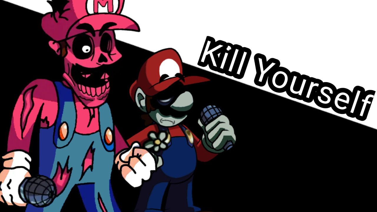 | Luigi's Lunacy| KILL YOURSELF but IDY mario and Alpha Mario sings it