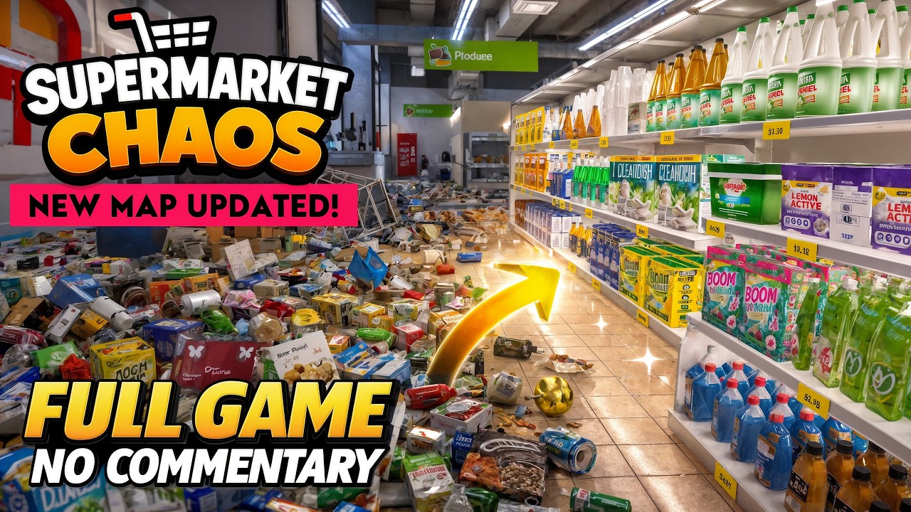 Supermarket Chaos Convenience Store Map FULL GAME &ndash; Complete Gameplay | No Commentary