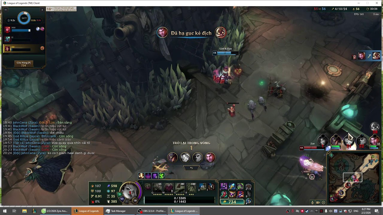 2/2/2026 Zyra Aram hỗn loạn C : 4/10/26