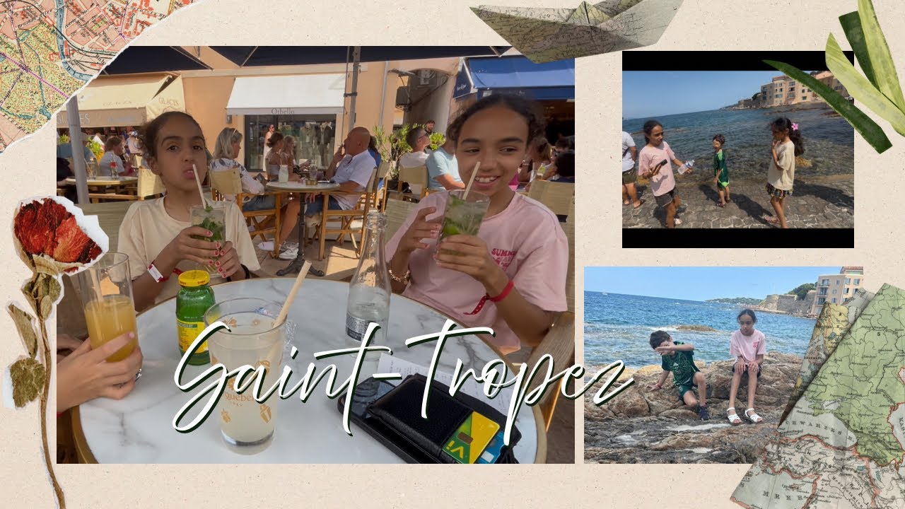 Visiter Saint-Tropez en bateau #vlogvacances #summer #vacances 