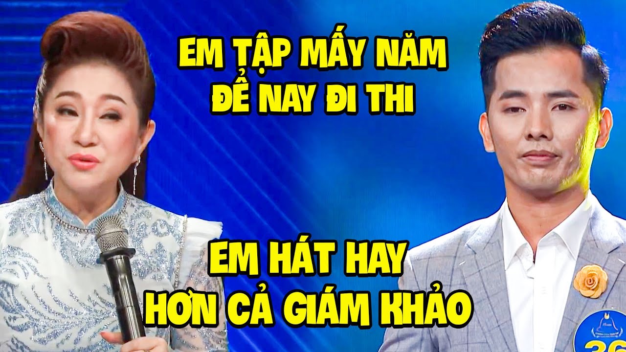 Thí sinh TẬP HÁT MẤY NĂM ĐỂ ĐI THI Khiến NSUT ĐỨNG HÌNH VÌ LÊN VỌNG CỔ CÒN HAY HƠN CẢ GIÁM KHẢO