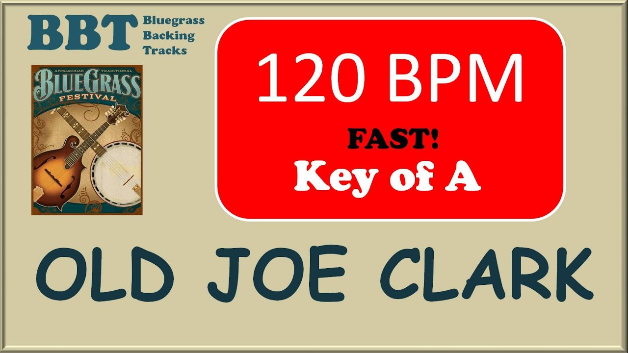 Old Joe Clark 120 BPM  - bluegrass backing track