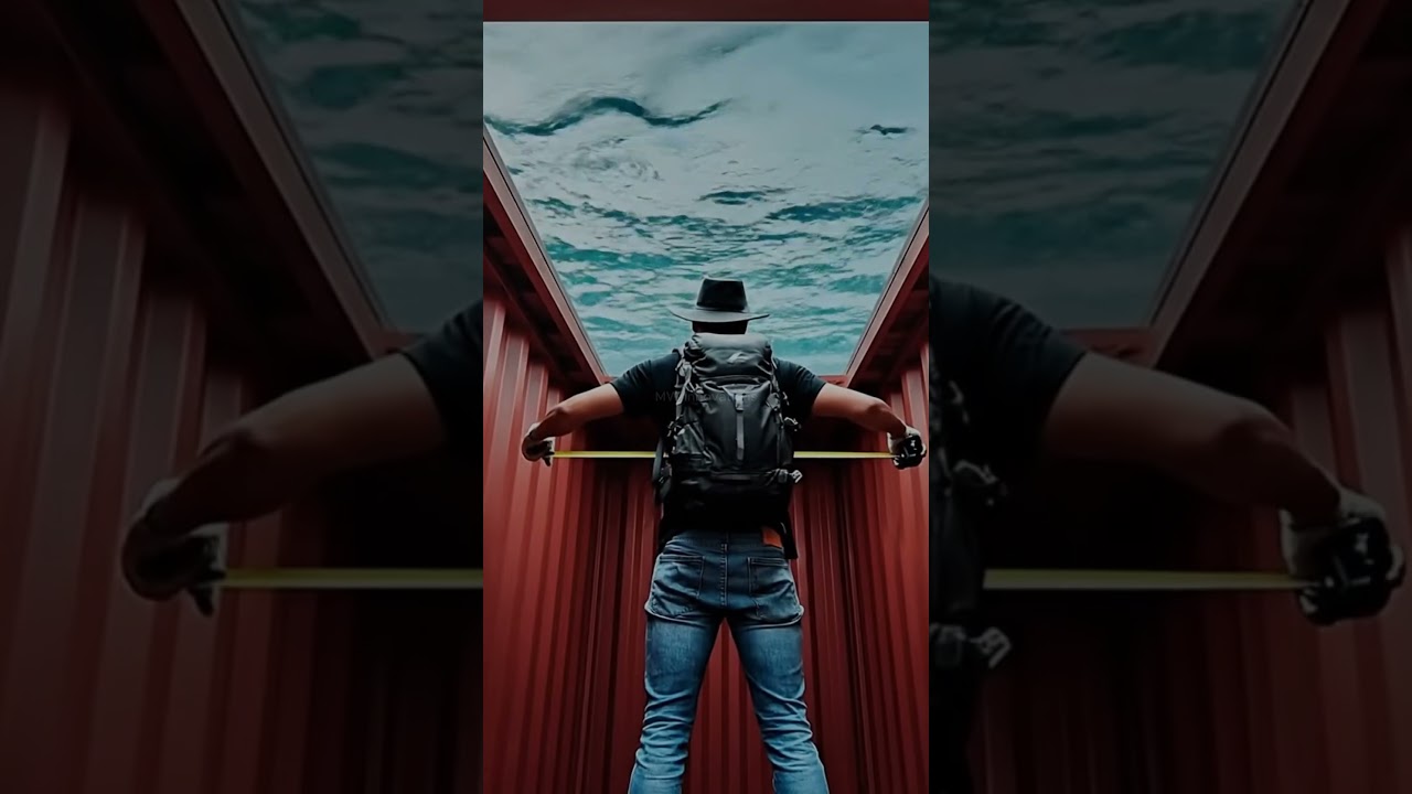 Building a Hidden Luxury Room Inside a Shipping Container by the Tea Plantation! #secretroom #shorts