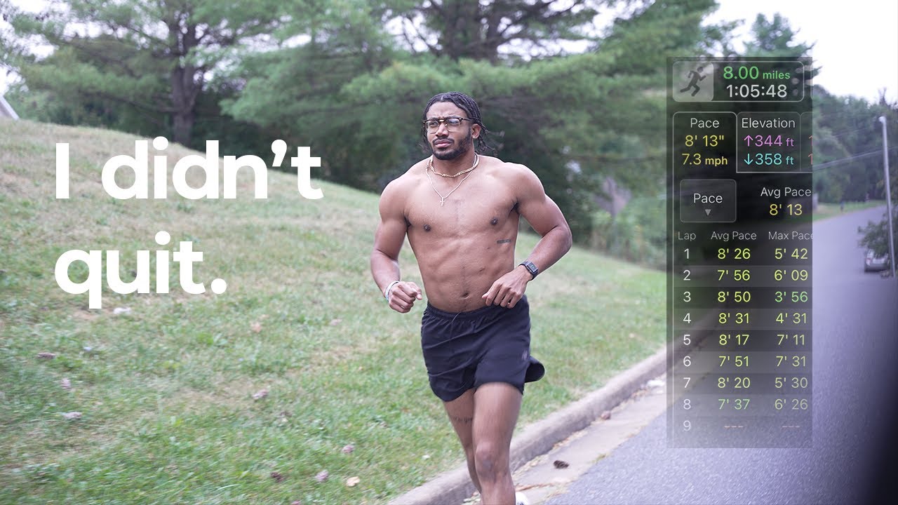 RUNNING 8 MILES FOR THE FIRST TIME