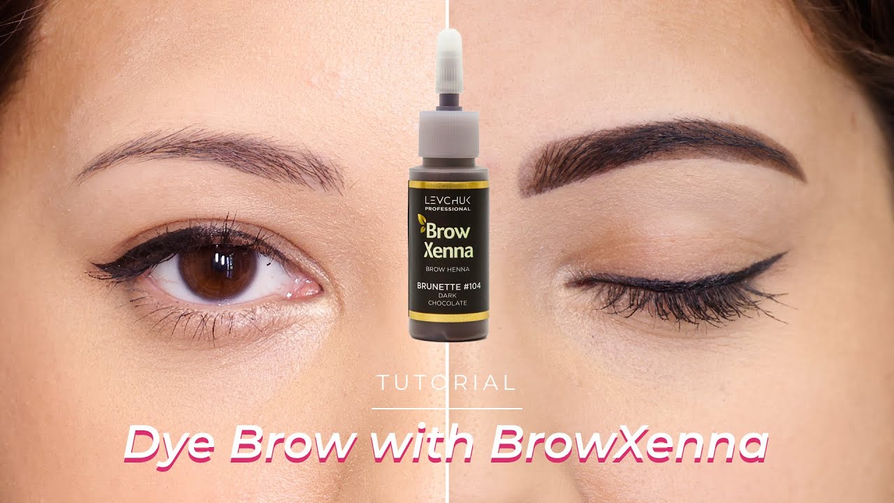 How To Dye Brows with BrowXenna