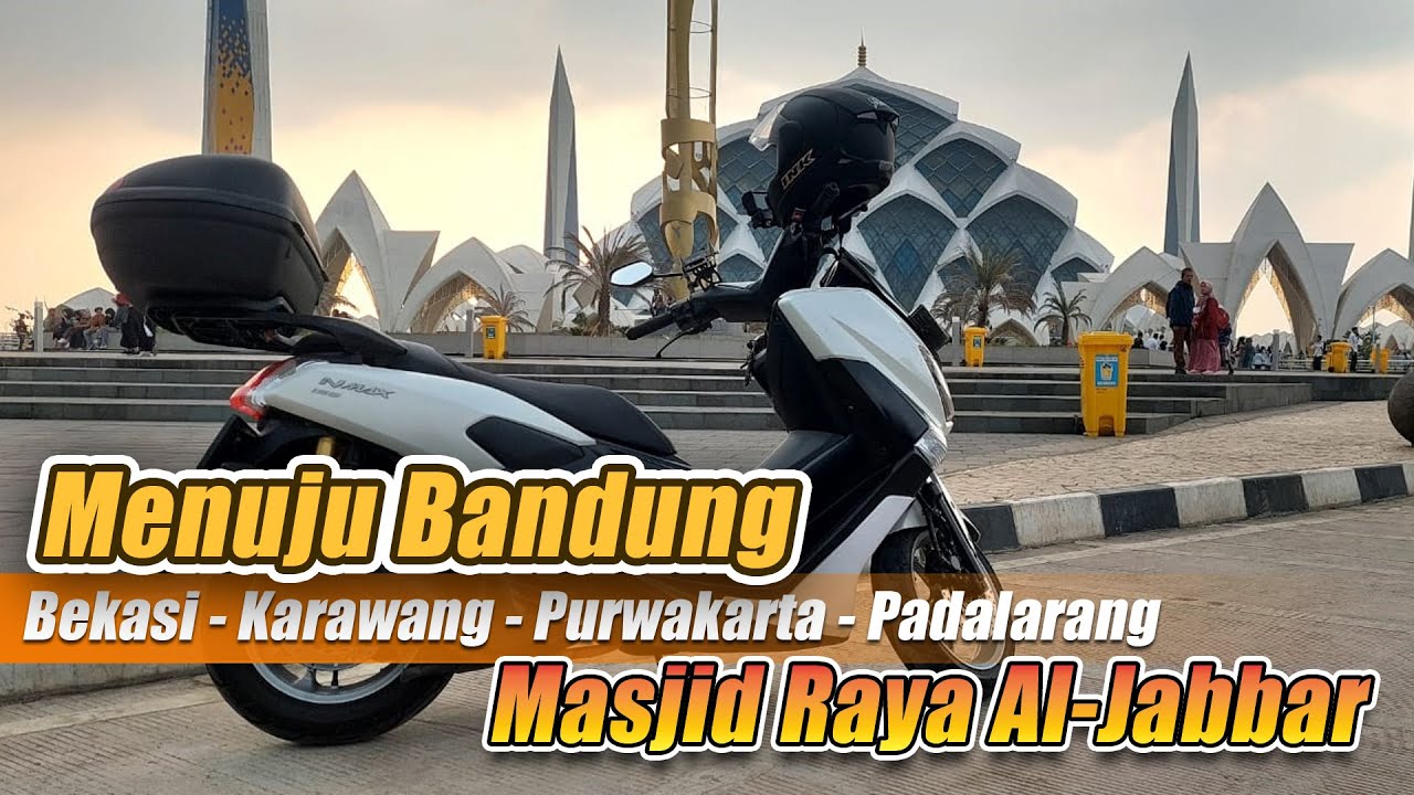 Rute Motoran Bekasi - Bandung Masjid Al Jabbar | Purwakarta | Padalarang