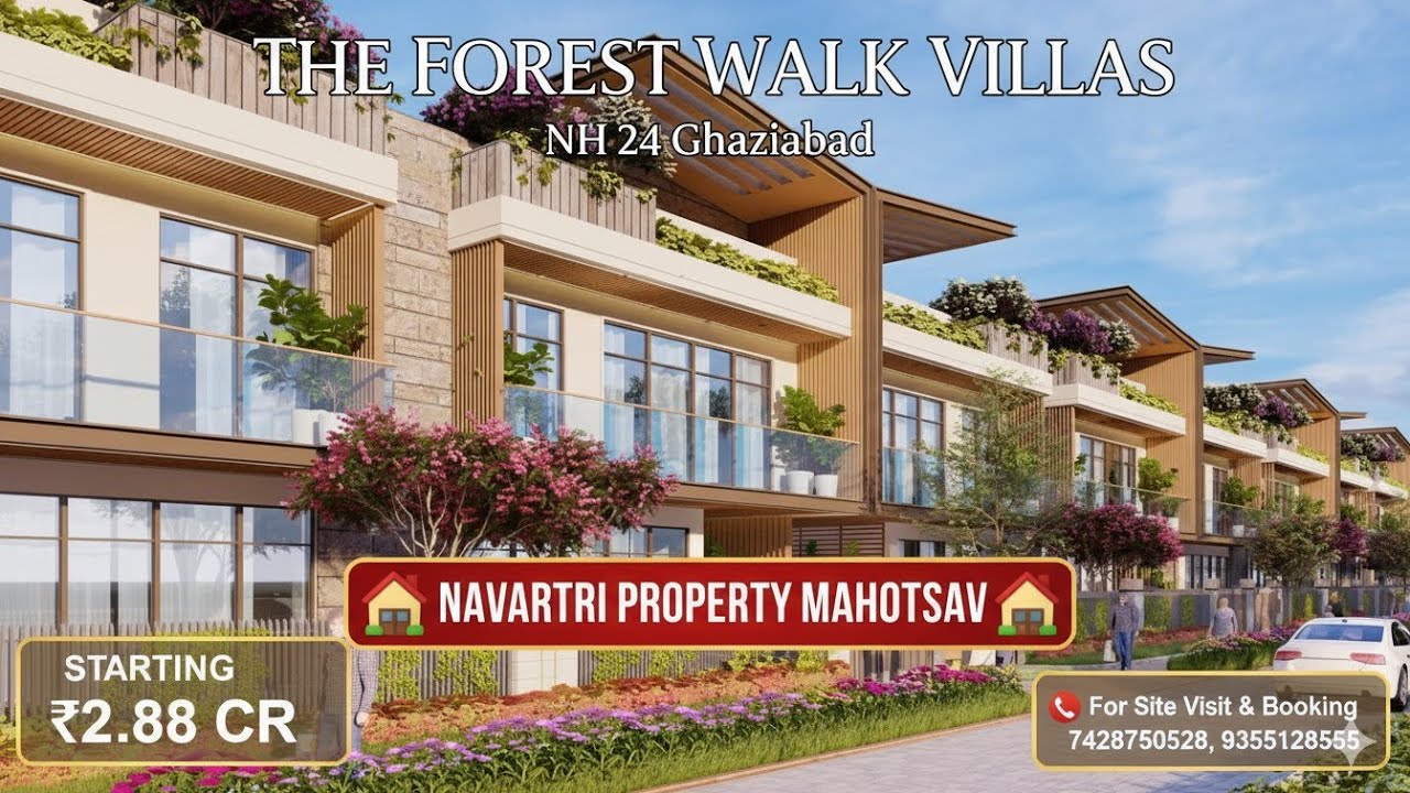🌳 Forest Walk Villas Dasna – Luxury Living Amid Nature | 3/4 BHK Villas Ghaziabad