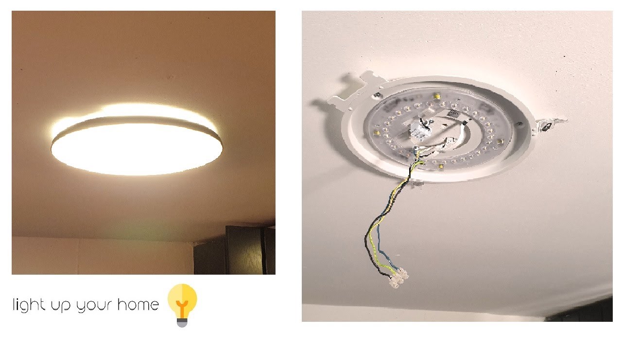 Tutorial: Wie man eine Leuchte (Lampe) montiert und anschließt