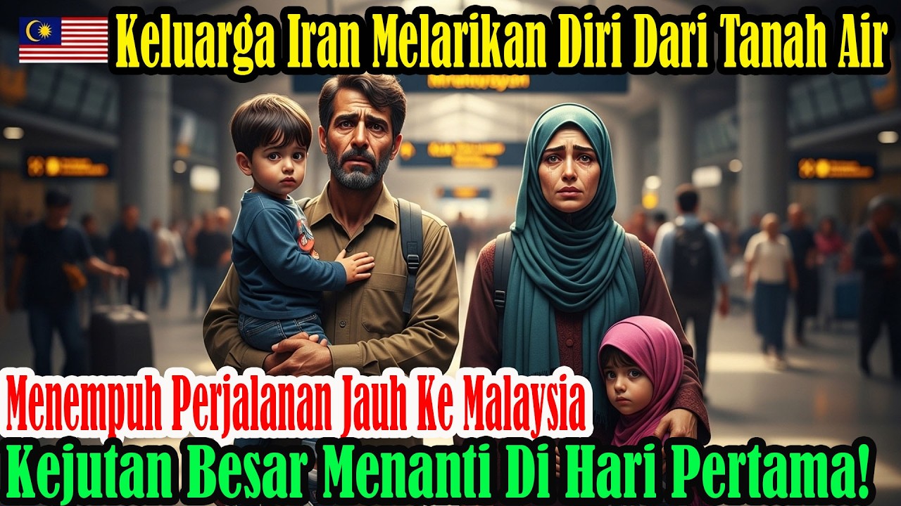 Keluarga Iran Lari ke Malaysia Demi Selamat — Apa Berlaku Hari Pertama Buat Mereka Tidak Percaya pun