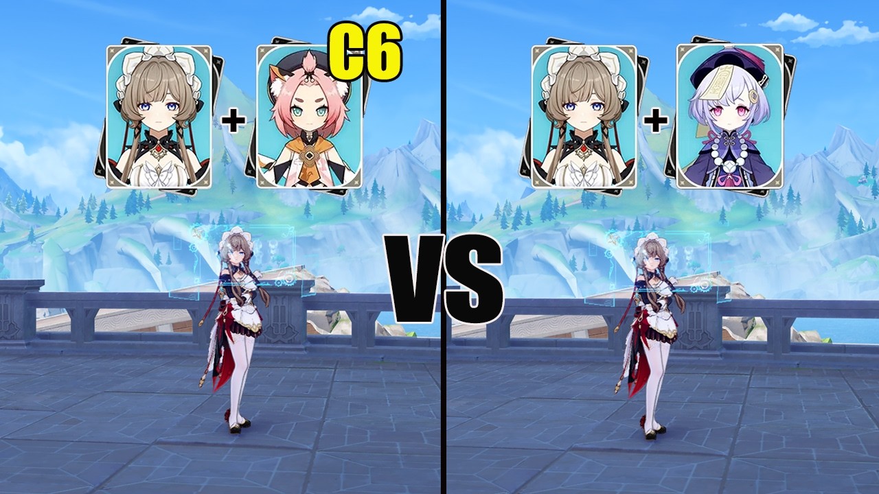 Sandrone Diona vs Sandrone Qiqi - Which BEST?? // Genshin impact