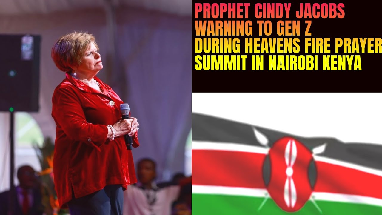 PROPHET CINDY JACOBS MINISTERING LIVE IN KENYA AT HEAVENS FIRE PRAYER SUMMIT 2025