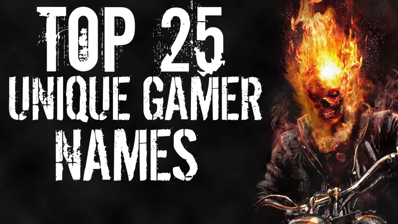 Top 25 Unique Gamer Names Ideas || AxomFF9 🔥