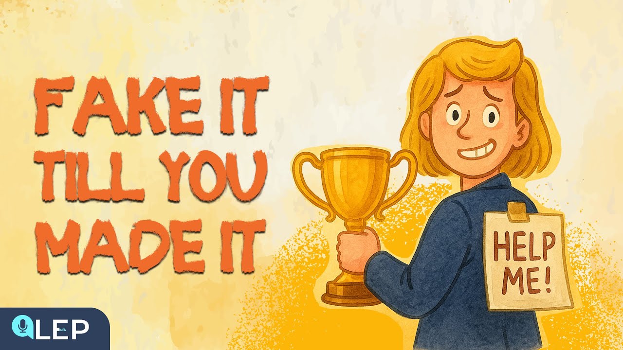 Fake It Till You Make It, That&rsquo;s What They Say | 🎧Podcast and Chill | Learn English Podcast