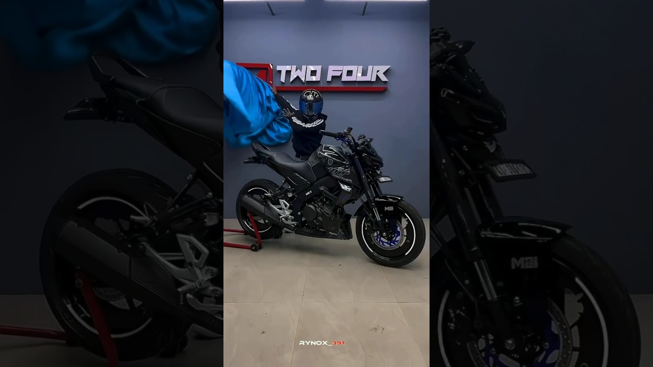 MT15 Full Black Modified 🖤🔥New Change Look 😻⚡ #shorts #viralshorts #mt15