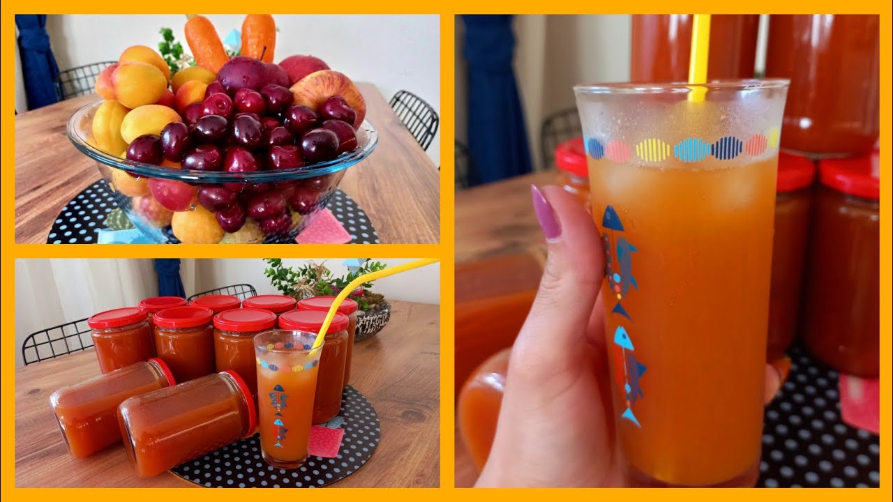 🍀EV YAPIMI KARIŞIK MEYVE SUYU🍹HAVUÇLU ELMALI🤌BU TARİF BAŞKA YERDE YOK❗️