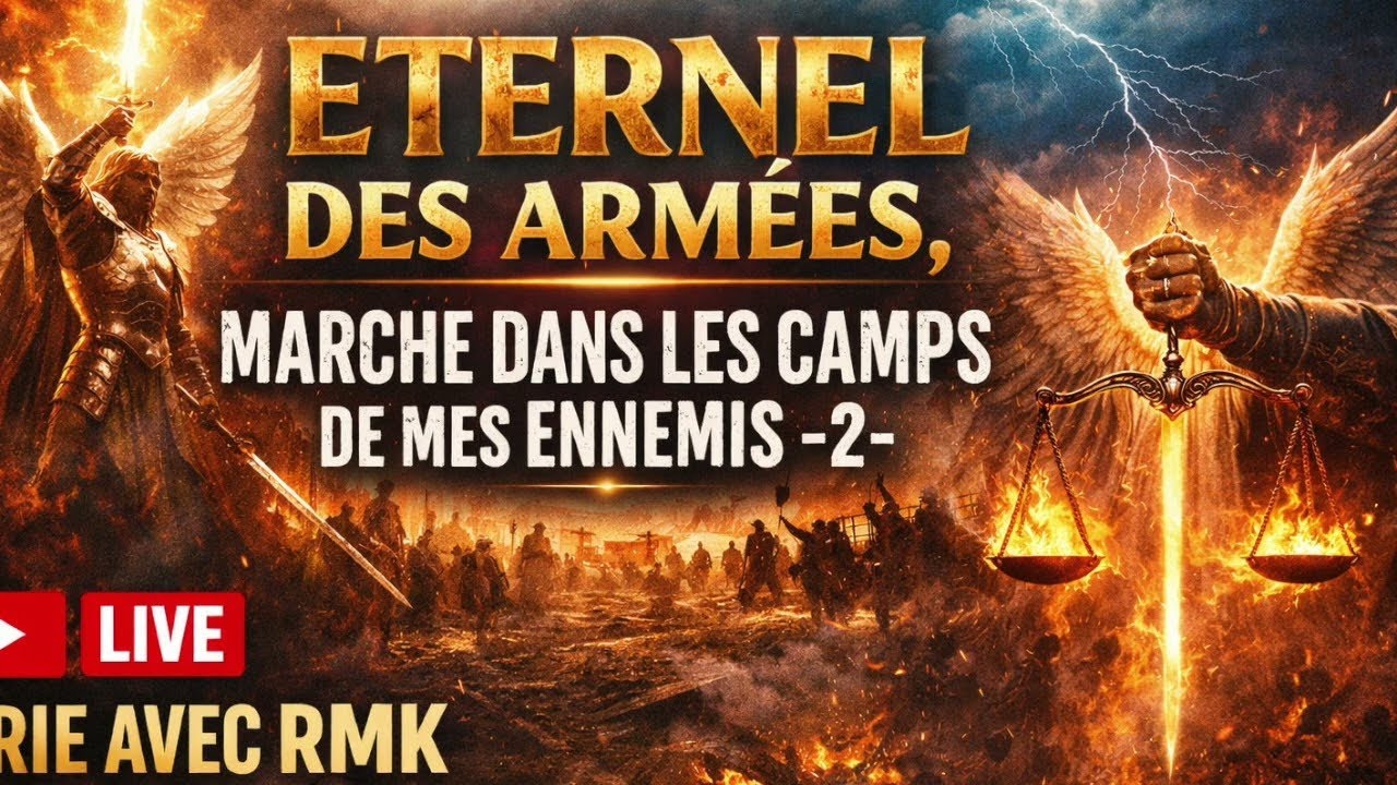 ÉTERNEL DES ARMÉES MARCHE DANS LES CAMPS DE MES ENNEMIS 