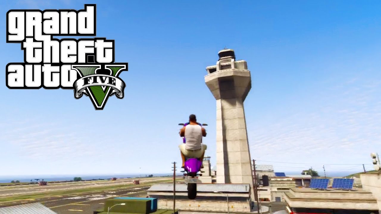 GTA 5 - Epic Hakuchou stunt ! Dynamic double bump