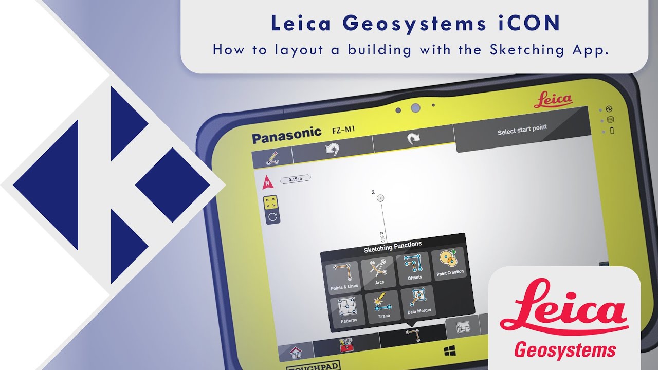 Leica Geosystems iCON | How to layout a building with the Sketching App