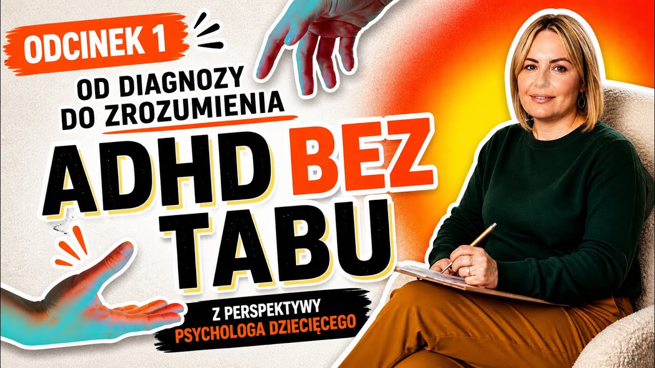 Odcinek 1 ADHD BEZ TABU z perspektywy psychologa dziecięcego. Od diagnozy do zrozumienia
