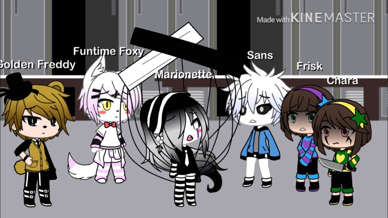 FNAF vs Undertale Singing Battle (Gacha Life/Lizzie)