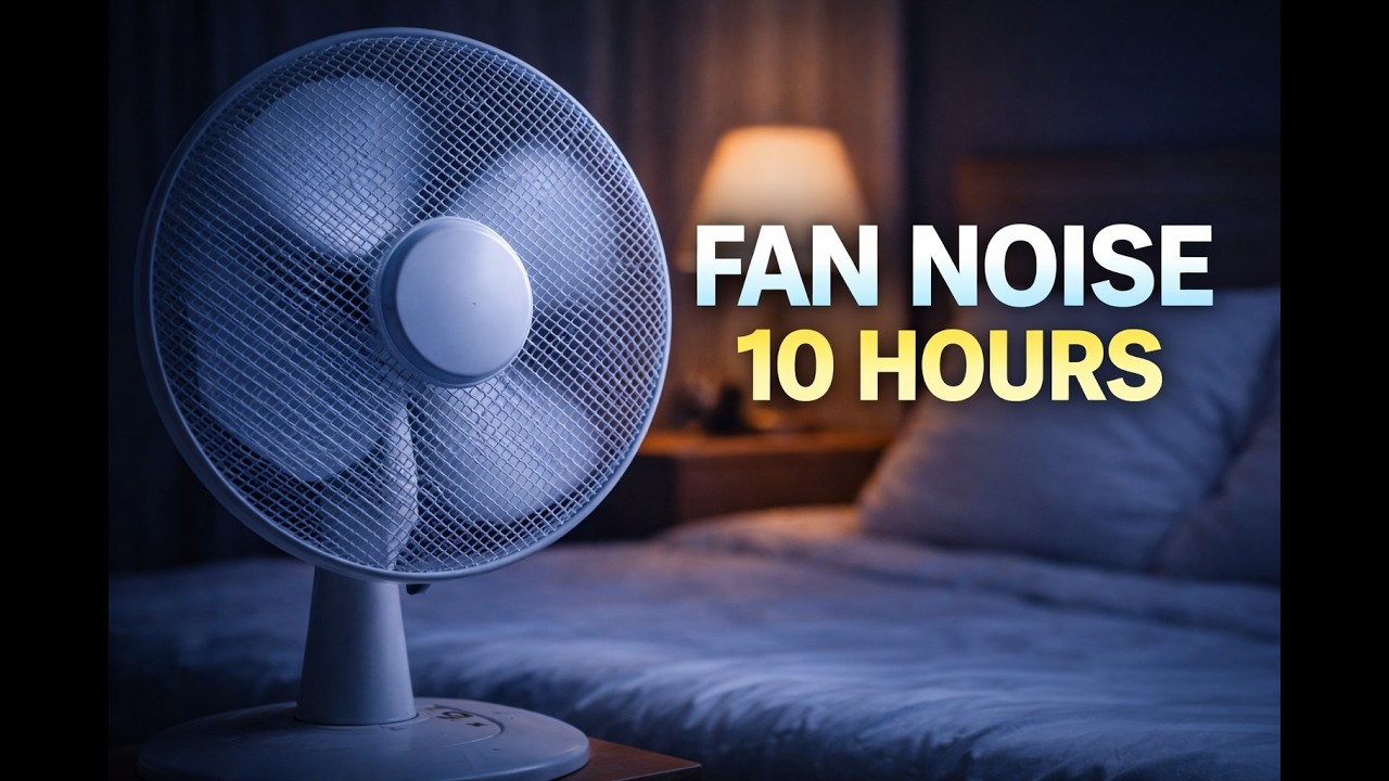 Box Fan Noise for Deep Sleep (10 Hours)  Relaxing Fan Sound for Sleeping
