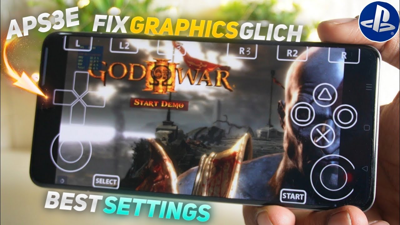 🔥APS3e Emulator - Fix Graphical Glitch | Best Settings For GOD OF WAR 3 | PS3 emulator Android