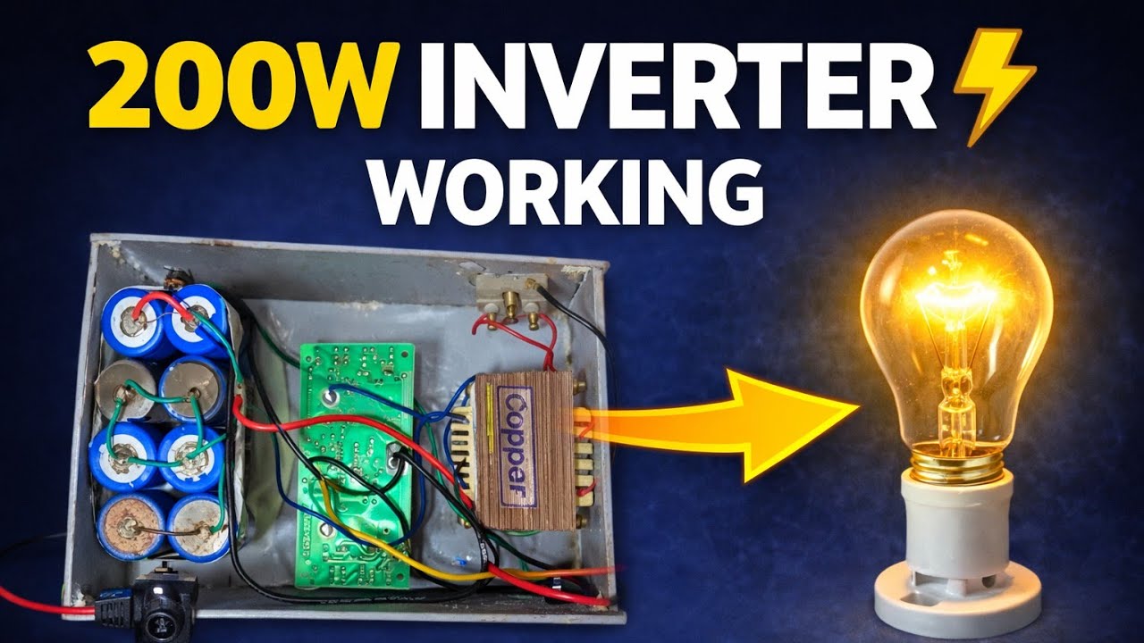 How to make powerful solar inverter / घर पर सोलर इन्वर्टर कैसे बनायें / buck converter for solar inv