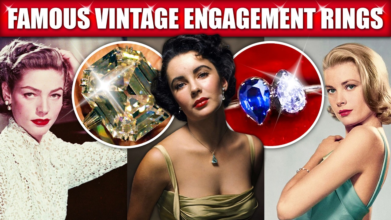 TOP 10 Old Hollywood Engagement Rings