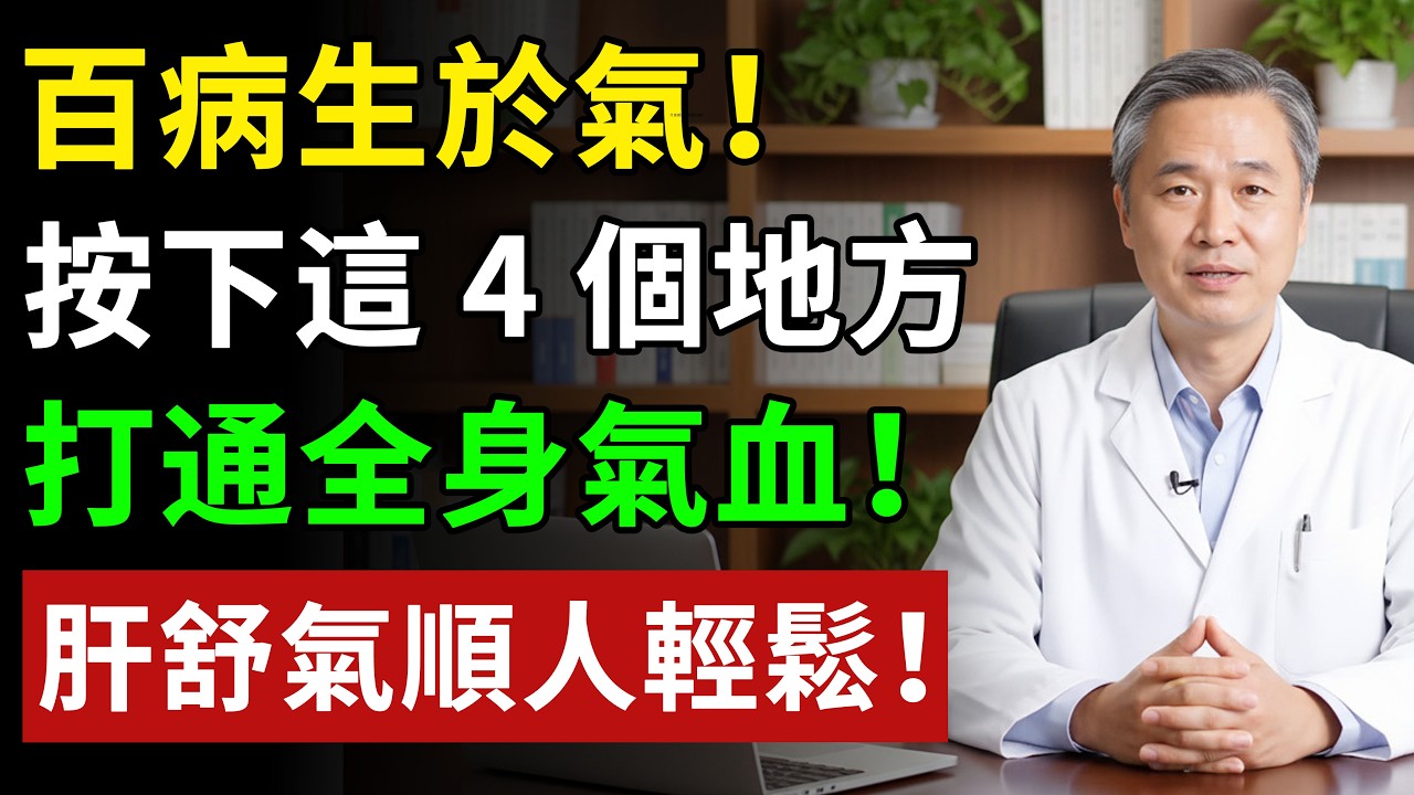 一切氣病，先「開四關」！這兩對穴位，用在憂鬱、失眠了！#健康#健康飲食 #養老生活 #老年健康 #樂齡健康