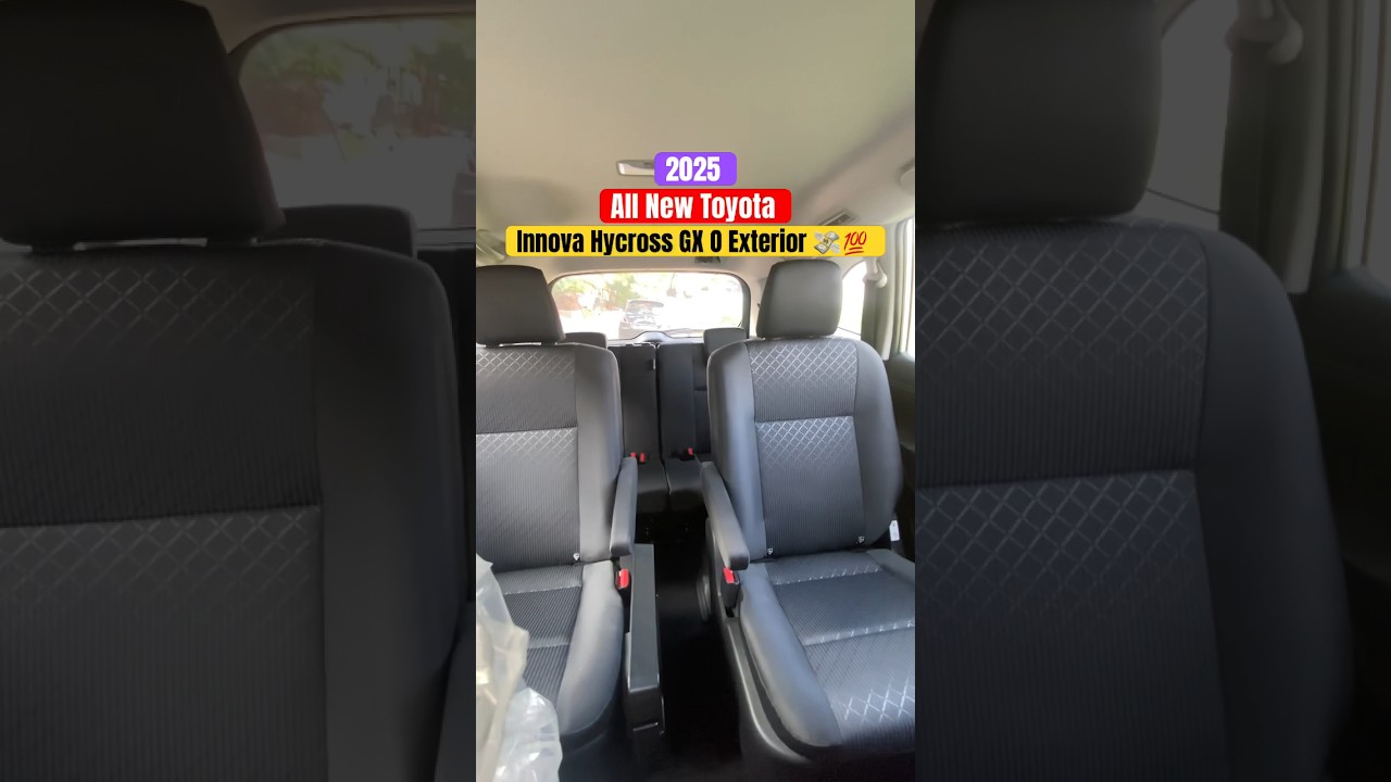 All New 2025 Innova Hycross GX 😍 O 2nd Row interior #shorts#innova#hycross#viralshorts#shortsfeed