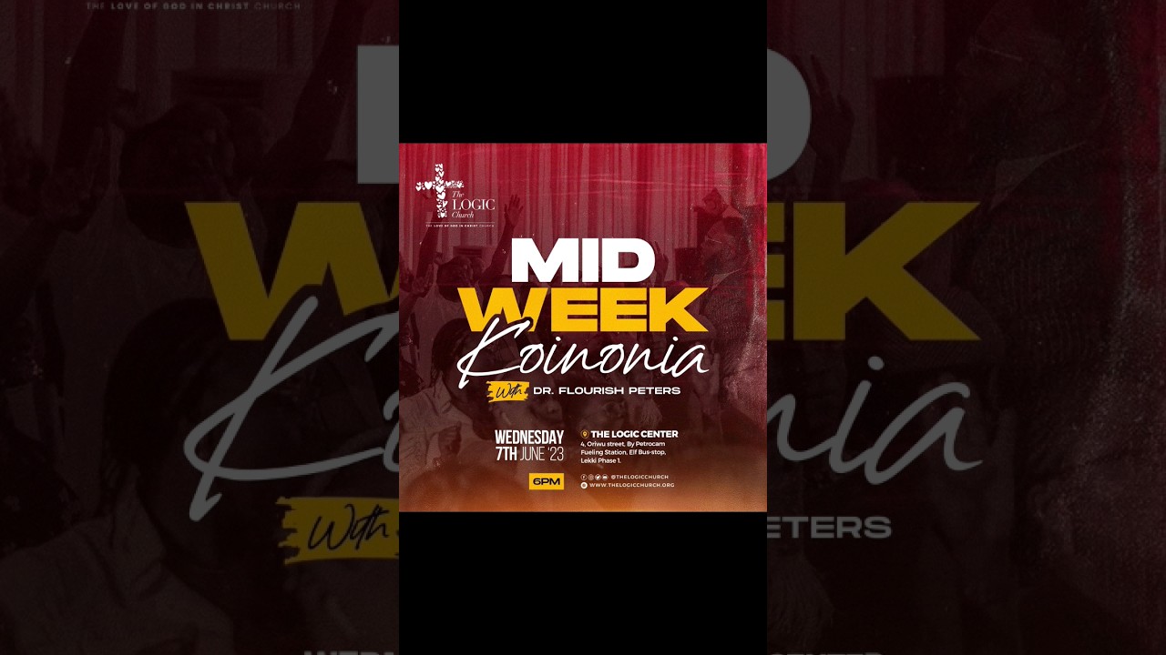 See you in church tonight for Midweek service! | The LOGIC Church
