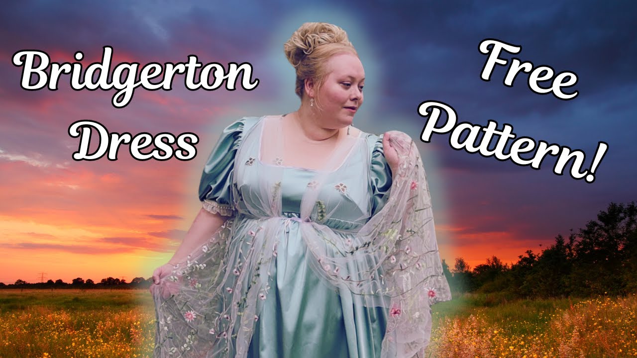 I Made The Bridgerton Dress for Season 3! Free Mood Pattern - Plus Size Regency Costume