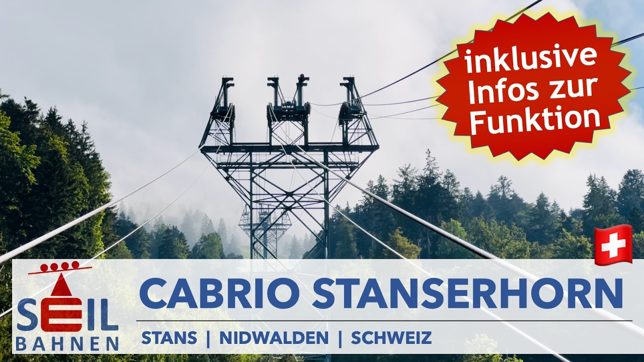 🇨🇭🚠 CabriO-Bahn | Stans | Nidwalden | inkl. Details zur Bahn